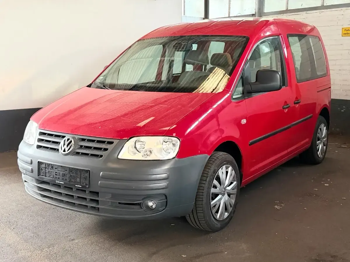 Gebraucht VW Caddy 80 PS (58 kW) 2009 Rot Van / Kleinbus