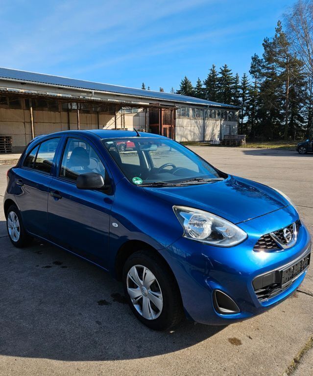 Blau Gebraucht 2016 Nissan Micra Visia Kleinwagen | 5.700 € (Fairer Preis) - Bild 1/4