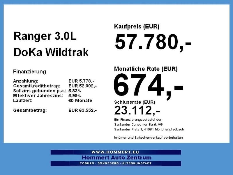 Neu Ford Ranger Wildtrack 241 PS (177 kW) 2026 Cyber orange Abholung