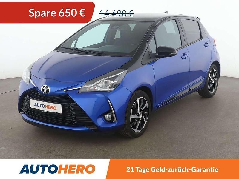 Blau Gebraucht 2019 Toyota Yaris Style Kleinwagen | 13.530 € (Guter Preis) - Bild 1/3