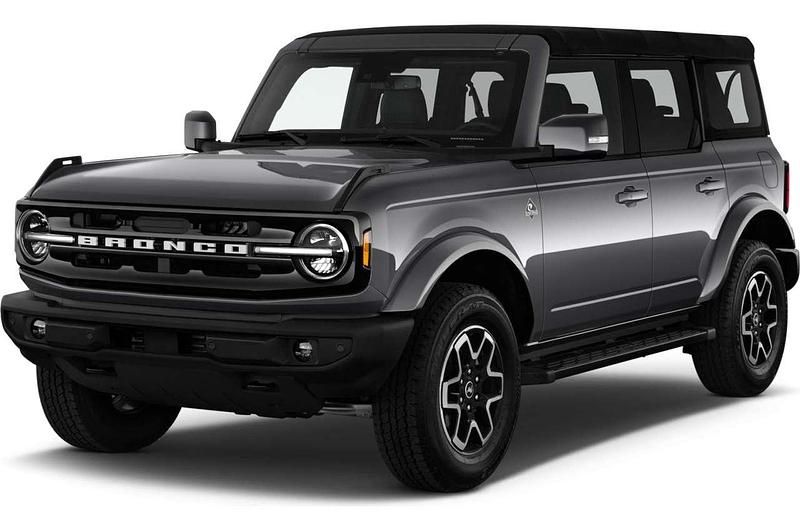 Schwarz (agathe black) Neu 2025 Ford Bronco Outer Banks SUV | 55.300 € (Superpreis) - Bild 1/4