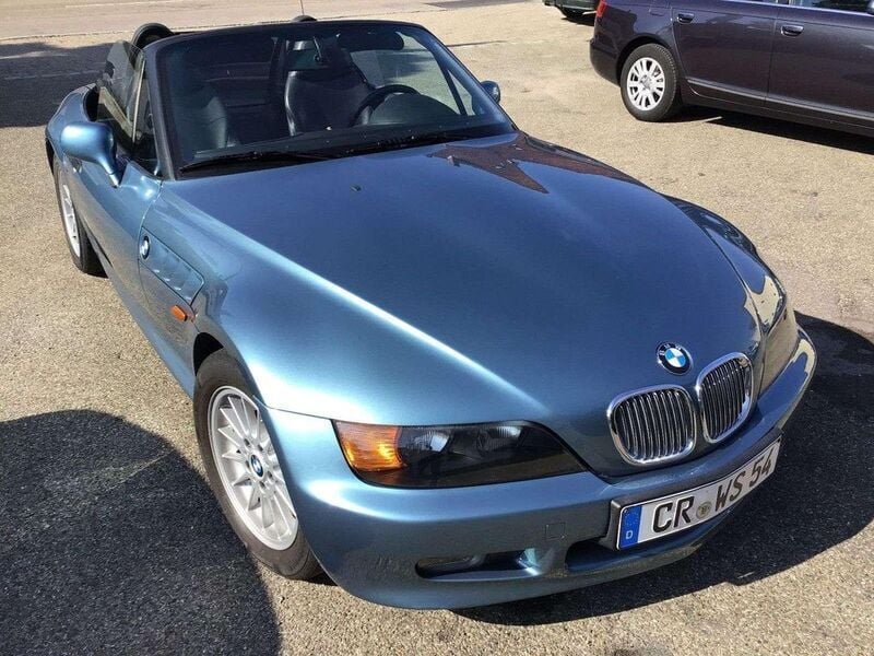 Atlantablau Gebraucht 1998 BMW Z3 Performance Cabrio | 8.499 € (Fairer Preis) - Bild 1/4