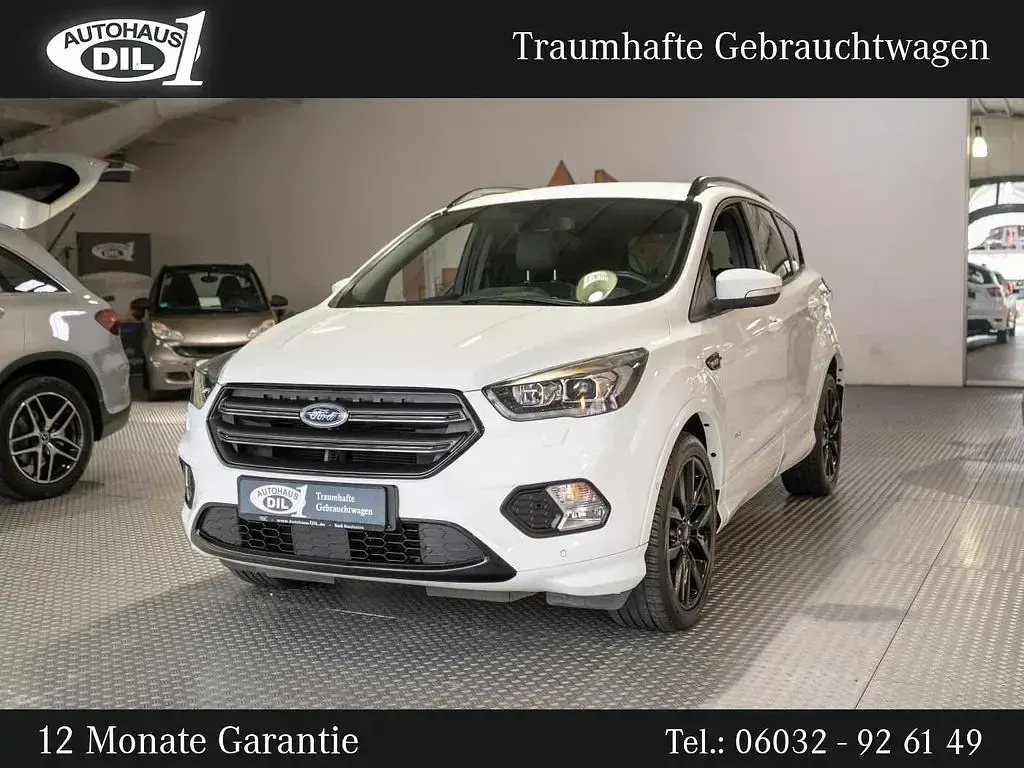 Brugt Ford Kuga ST-Line 182 HK (133 kW) 2018 Hvid SUV