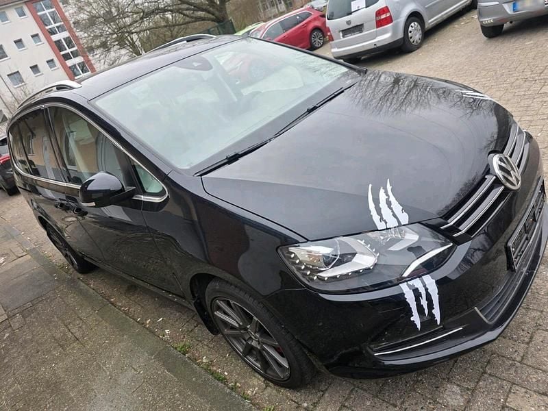 Gebraucht VW Sharan 150 PS (110 kW) 2016 Schwarz Van / Kleinbus