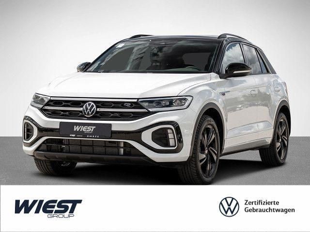 Pure white / schwarz Gebraucht 2025 VW T-Roc R-line SUV | 34.600 € (Fairer Preis) - Bild 1/4