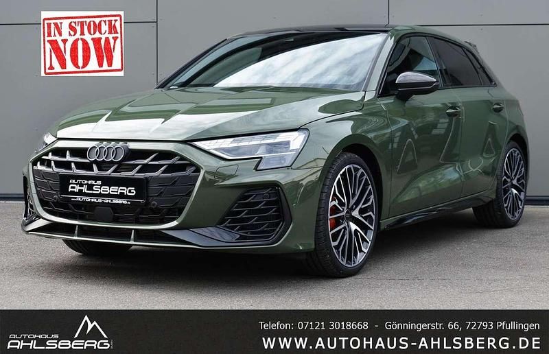 Distriktgrün Neu 2024 Audi S3 Sportback Comfort Kombi | 58.799 € (Fairer Preis) - Bild 1/4