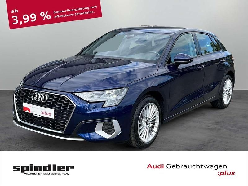 Navarrablau metallic Gebraucht 2024 Audi A3 Advanced Plus Limousine | 27.980 € (Guter Preis) - Bild 1/4