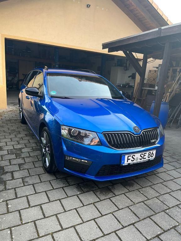 Gebraucht Skoda Octavia RS 220 PS (161 kW) 2014 Blau Kleinwagen