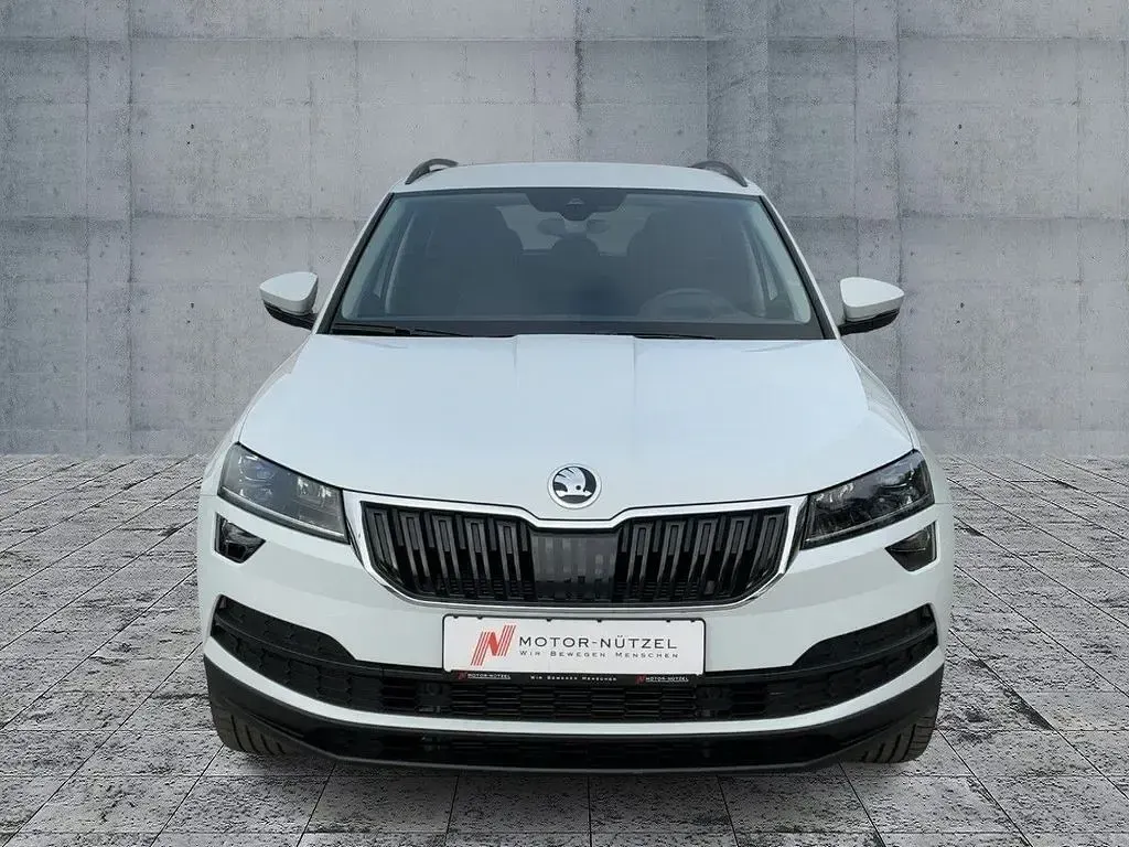 Gebraucht Skoda Karoq Style 150 PS (110 kW) 2021 Moonweiss metallic SUV