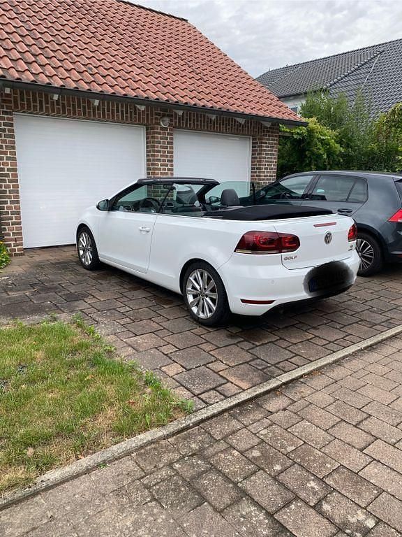 Weiß Gebraucht 2012 VW Golf Cabriolet Cabrio | 10.300 € - Bild 1/4