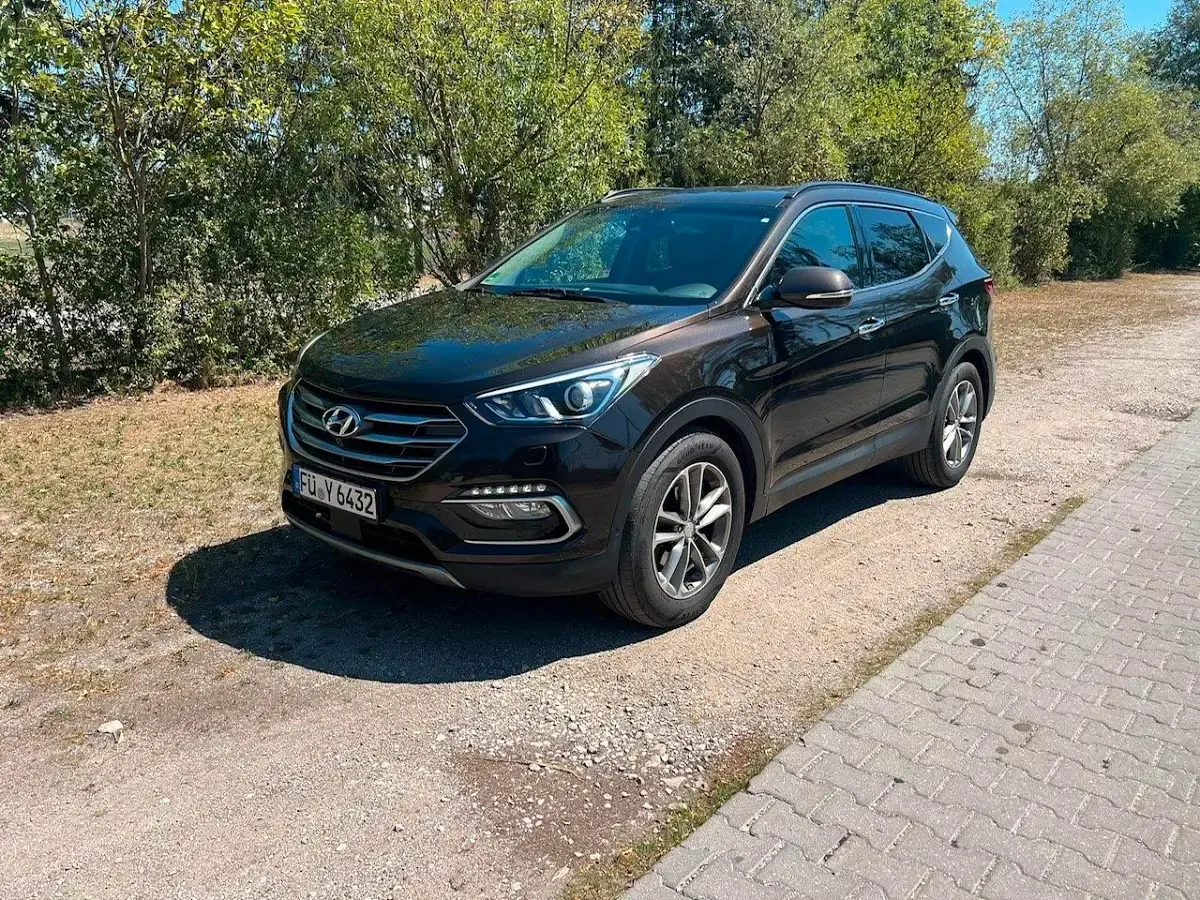 Gebraucht Hyundai Santa Fe Premium 200 PS (147 kW) 2017 Braun SUV