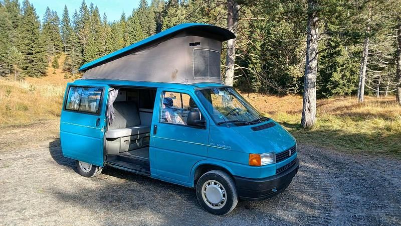 Grün Gebraucht 1992 VW T4 California Van | 13.000 € - Bild 1/4
