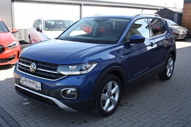 Blau Gebraucht 2022 VW T-Cross Style SUV | 21.900 € (Fairer Preis) - Bild 1/4