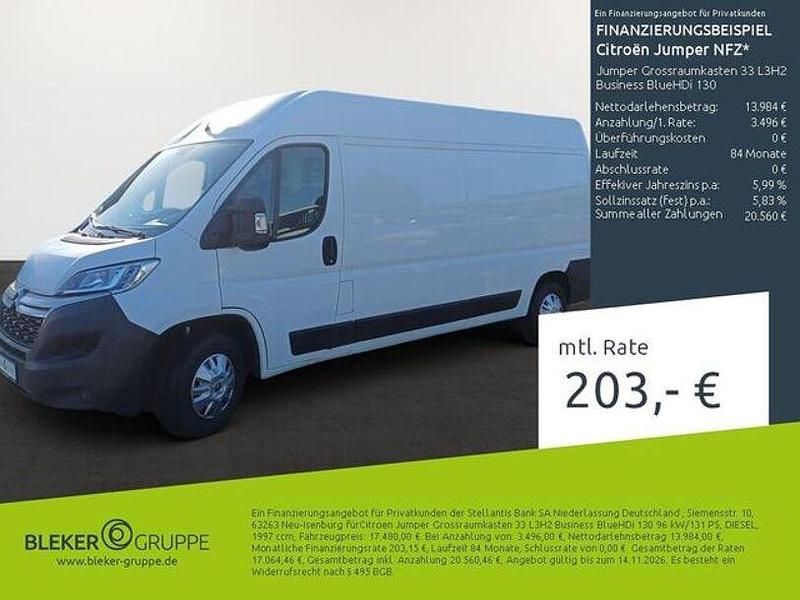 Polar weiß Gebraucht 2019 Citroën Jumper Business Class Van / Kleinbus | 17.480 € (Fairer Preis) - Bild 1/3