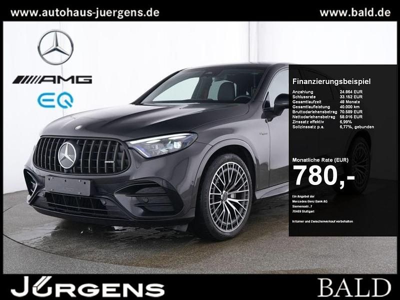 Grau graphitgrau metallic Gebraucht 2024 Mercedes GLC43 AMG AMG Coupé | 82.690 € - Bild 1/4