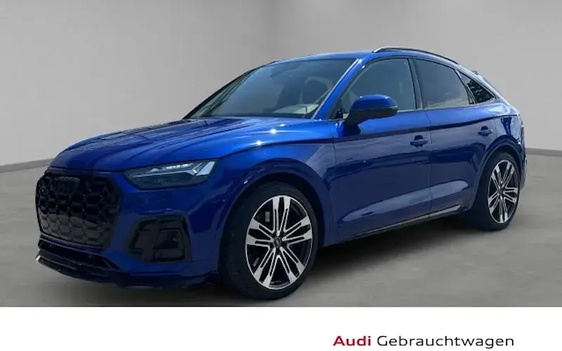 Second-hand Audi SQ5 Sportback Ambiente 341 CP (250 kW) 2022 Albastru SUV