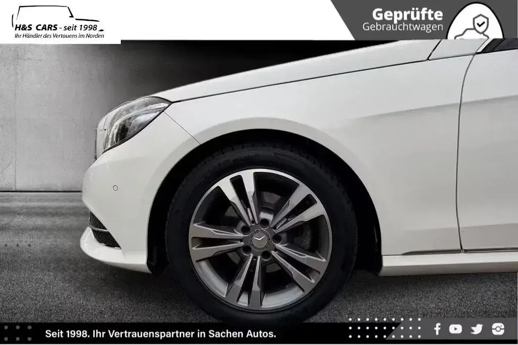 Gebraucht Mercedes E220 170 PS (125 kW) 2014 Weiß Limousine