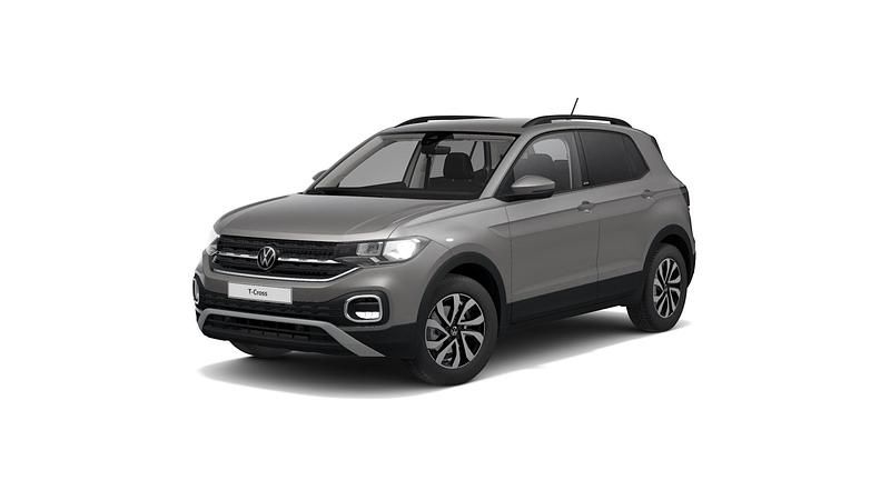 Gebraucht VW T-Cross Active 95 PS (69 kW) 2021 Limestone grey metallic SUV