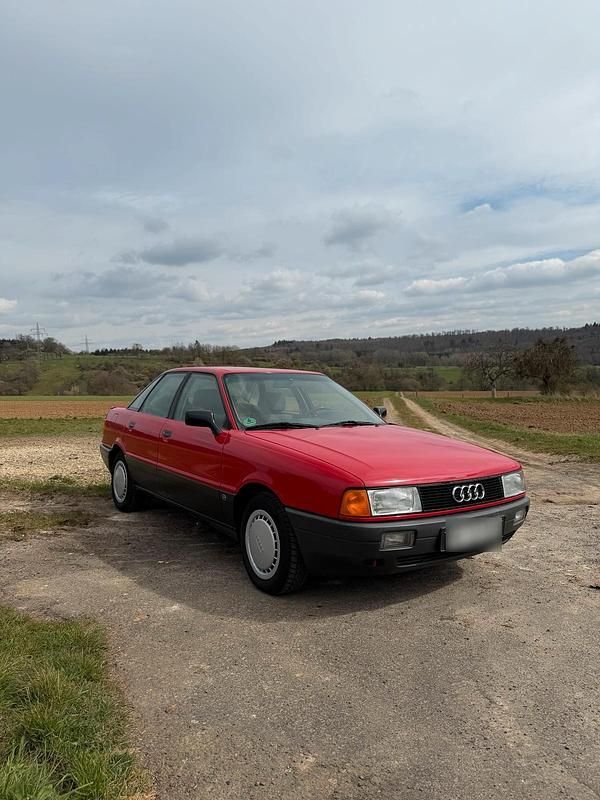 Second-hand Audi 80 90 CP (66 kW) 1990 Roșu Berlinǎ