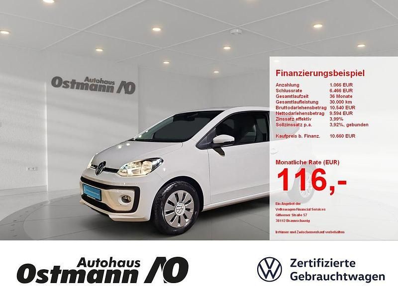 Gebraucht VW up! 60 PS (44 kW) 2020 Weiß Kleinwagen