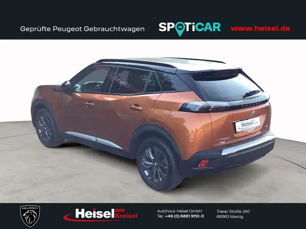 Gebraucht Peugeot e-2008 GT 100 kW (136 PS) 2022 Orange SUV
