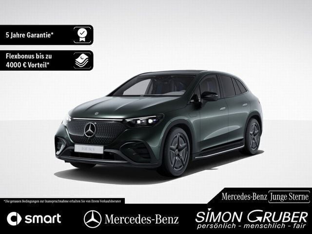 Lack smaragdgrün Gebraucht 2023 Mercedes EQE500 AMG SUV | 76.550 € (Superpreis) - Bild 1/4