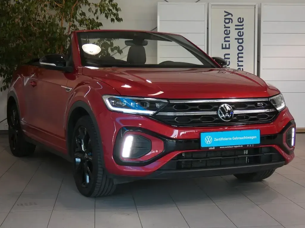 Gebraucht VW T-Roc Cabriolet Style 150 PS (110 kW) 2022 Kings red metallic (metallic) Cabrio