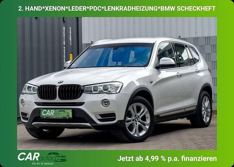 Mineralweiss metallic Gebraucht 2015 BMW X3 SUV | 13.799 € (Guter Preis) - Bild 1/4