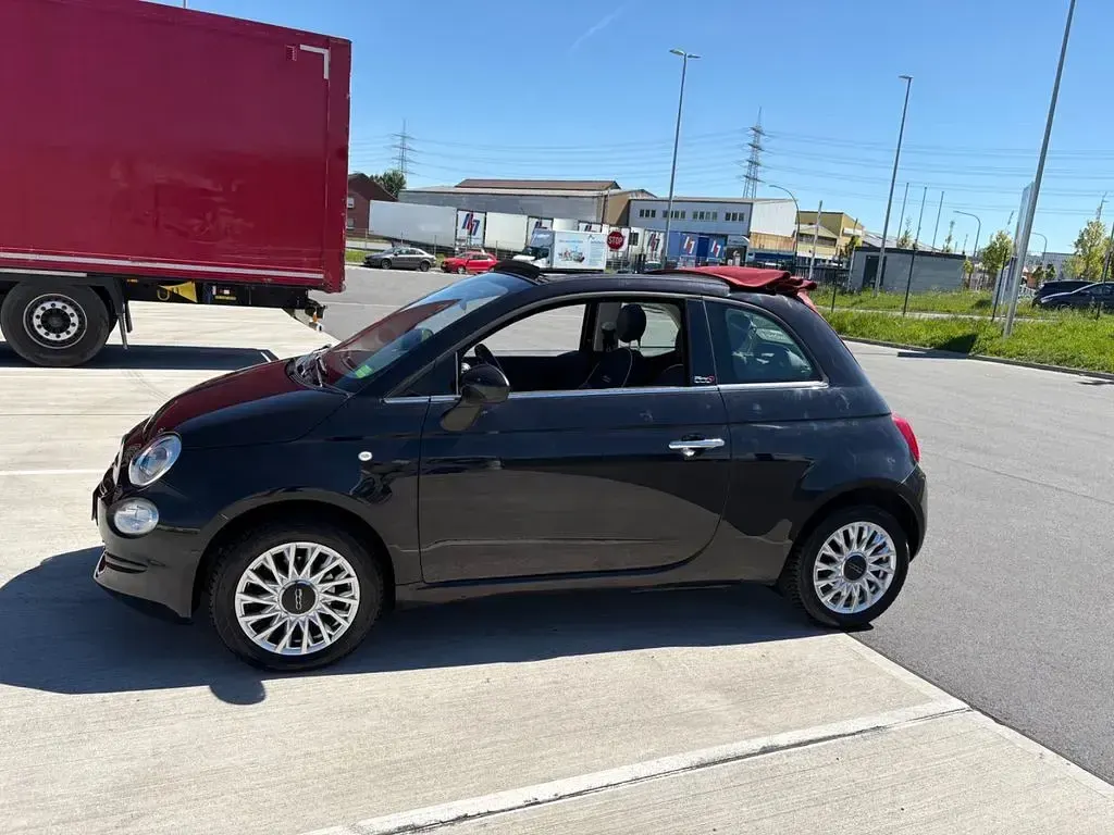 Gebraucht Fiat 500 Lounge 69 PS (50 kW) 2016 Schwarz Cabrio