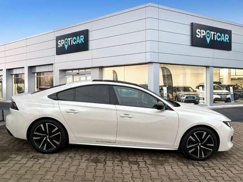 Perlmutt weiß Gebraucht 2020 Peugeot 508 GT Kleinwagen | 22.490 € (Teuer) - Bild 1/3