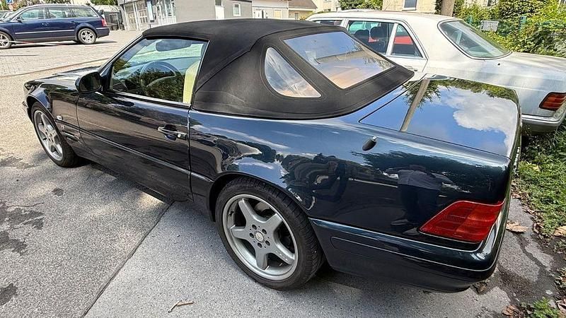 Gebraucht Mercedes SL500 306 PS (225 kW) 2000 Blau Cabrio