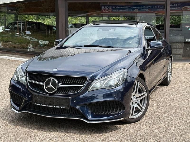 Blau Gebraucht 2016 Mercedes E350 Sport Edition Coupé | 21.999 € (Etwas zu teuer) - Bild 1/4