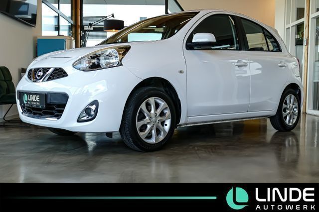 Weiß Gebraucht 2016 Nissan Micra Acenta Kleinwagen | 6.990 € (Fairer Preis) - Bild 1/4