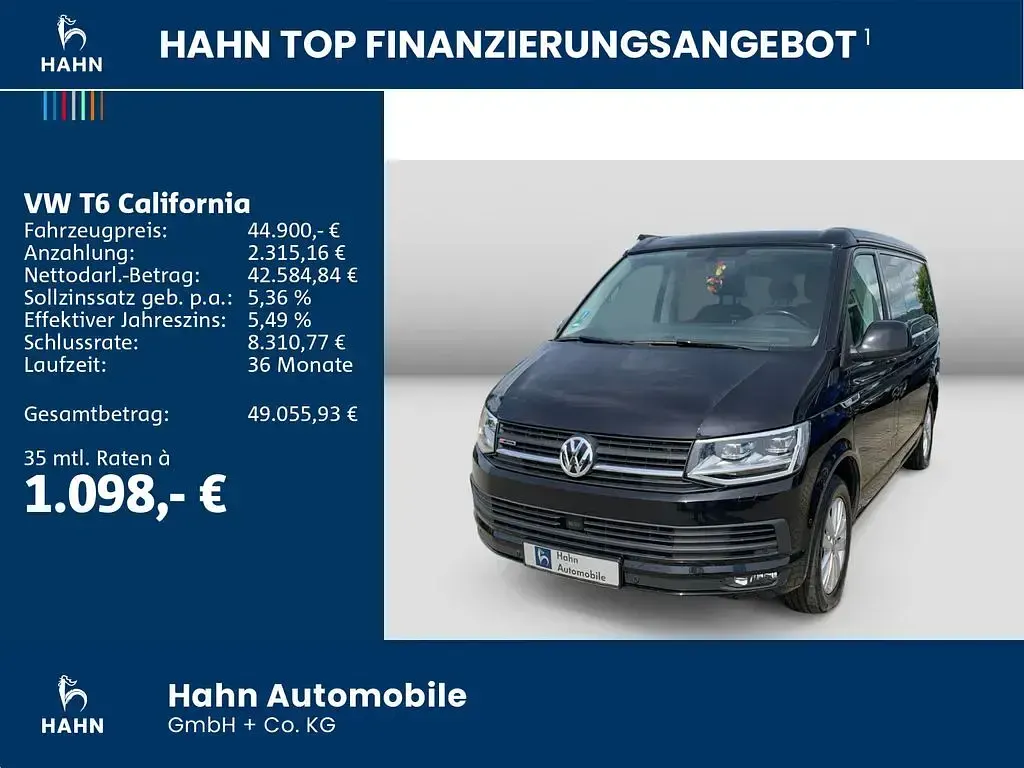Gebraucht VW California Beach 204 PS (150 kW) 2018 Deep black perleffekt Van