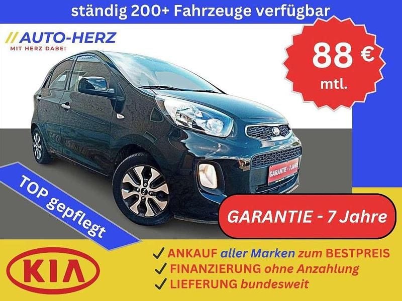 Schwarz Gebraucht 2017 Kia Picanto DREAM-TEAM Edition Kleinwagen | 7.990 € (Fairer Preis) - Bild 1/3