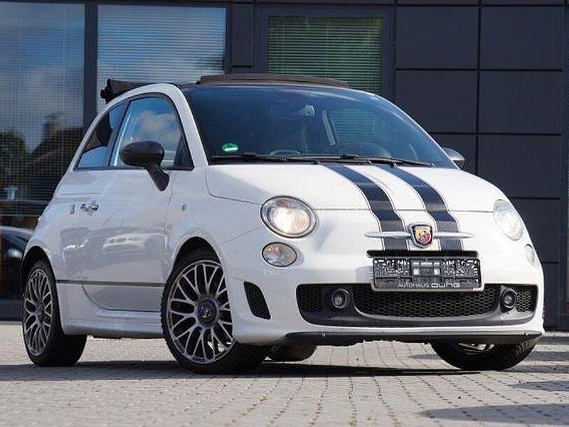 Weiß Gebraucht 2014 Abarth 595C Cabrio | 9.990 € (Fairer Preis) - Bild 1/4