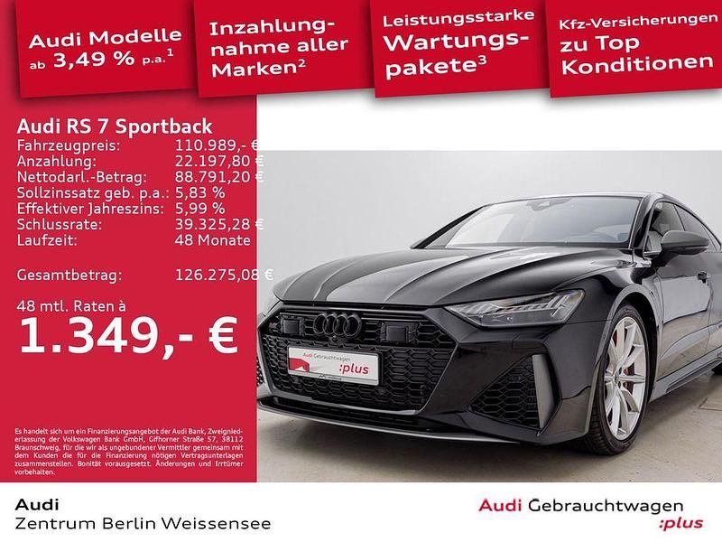 Gebraucht Audi RS7 Sportback Sport 630 PS (463 kW) 2023 Schwarz Kleinwagen