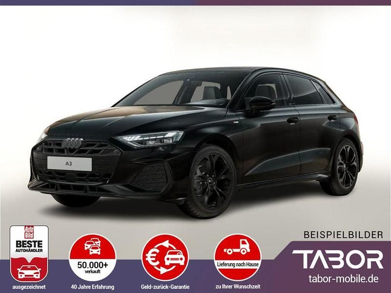 Schwarz Neu 2025 Audi A3 Sportback Sport Limousine | 41.696 € (Teuer) - Bild 1/4