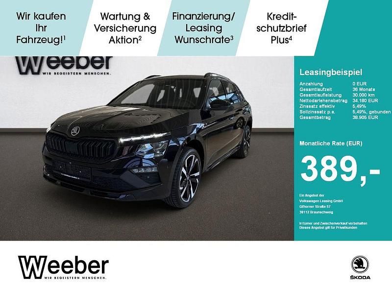 Schwarz Neu 2025 Skoda Kamiq Monte Carlo SUV | 34.180 € - Bild 1/4