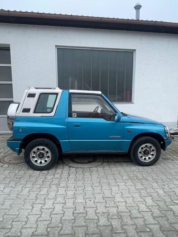 Gebraucht Suzuki Vitara 80 PS (58 kW) 1993 Blau Cabrio