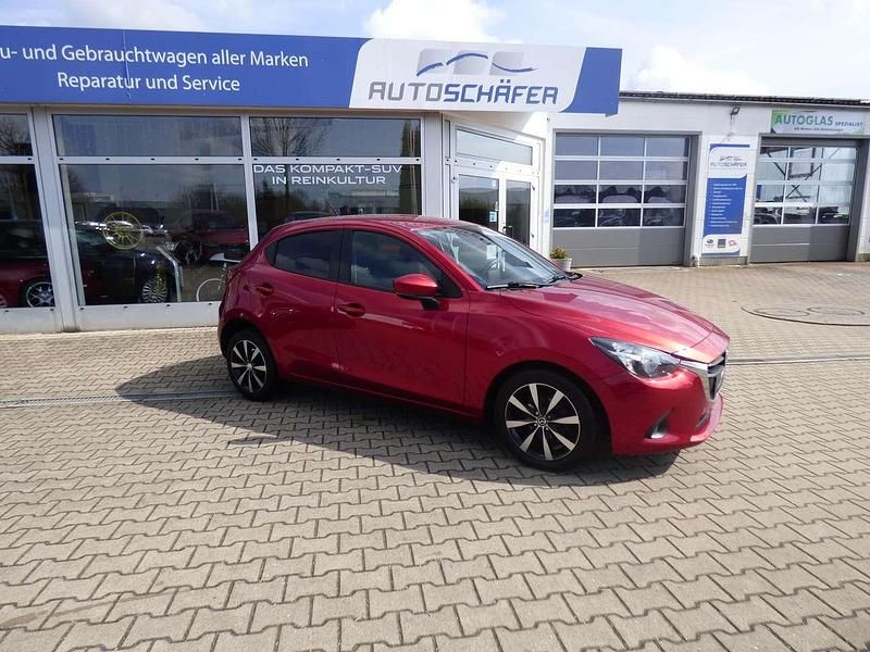 Gebraucht Mazda 2 Exclusive-Line 90 PS (66 kW) 2019 Soul red crystal m Kleinwagen