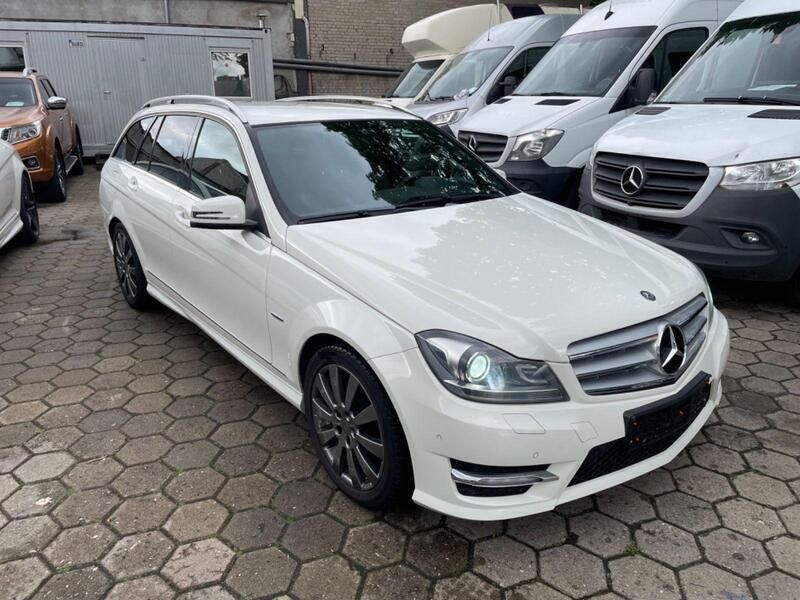 Weiß Gebraucht 2011 Mercedes C250 AMG line Kombi | 8.500 € (Superpreis) - Bild 1/4