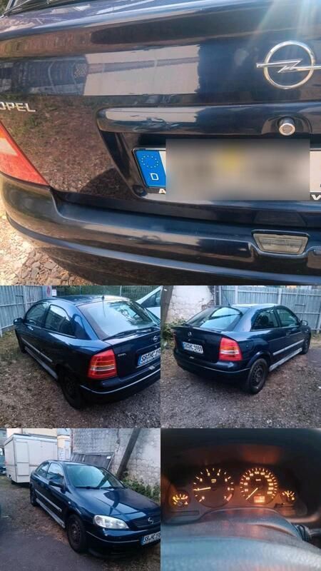 Blau Gebraucht 2000 Opel Astra Coupé | 950 € - Bild 1/4