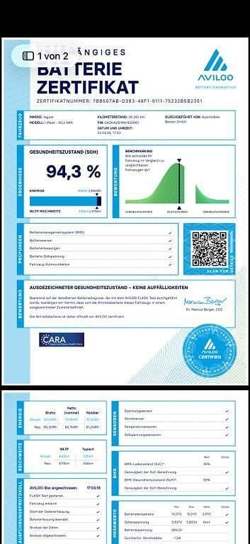 Gebraucht Jaguar I-Pace S 294 kW (400 PS) 2022 Silber SUV