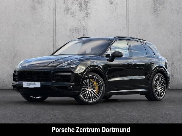 Gruen Gebraucht 2022 Porsche Cayenne Turbo SUV | 89.900 € - Bild 1/3