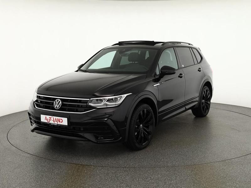 Schwarz Gebraucht 2024 VW Tiguan Allspace R-line SUV | 44.990 € - Bild 1/4