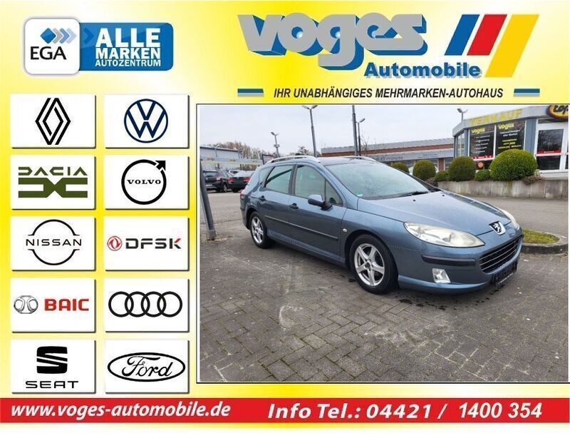 Grau Gebraucht 2006 Peugeot 407 Kombi | 888 € (Superpreis) - Bild 1/4