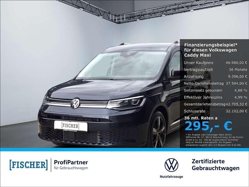 Gebraucht VW Caddy Style 122 PS (89 kW) 2026 Starlight blue metallic Van / Kleinbus