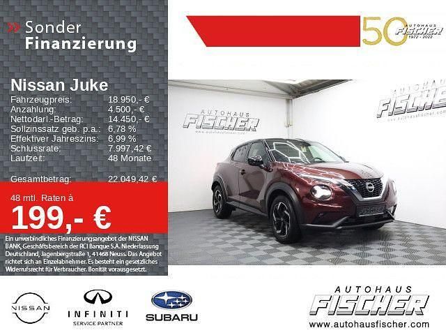 Rot Gebraucht 2022 Nissan Juke N-Connecta SUV | 18.950 € (Fairer Preis) - Bild 1/4