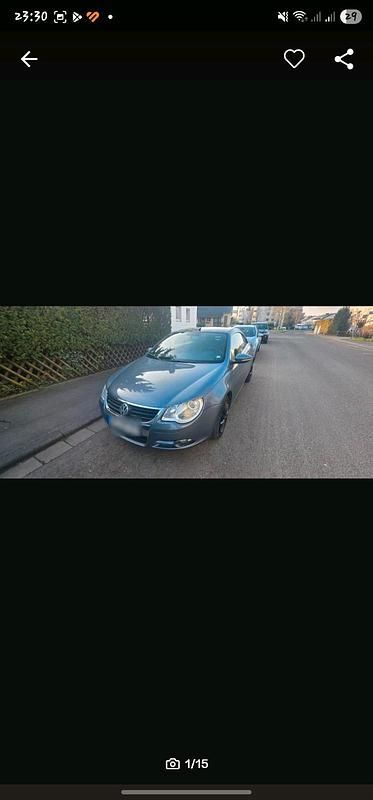 Gebraucht VW Eos 160 PS (117 kW) 2009 Grau Cabrio